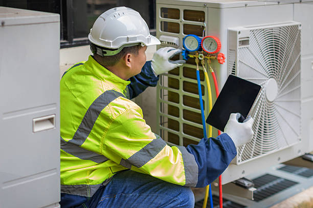 Professional Heat Pump Repair technician working in Hazleton, PA